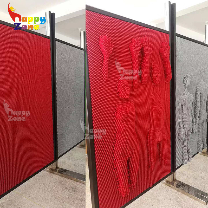 Interactive and Educational 3D Impression Pin Screen Toys Pin Wall