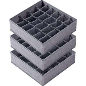Bra Socks Underwear Drawer Organizer Clothes Socks Divider Fabric Foldable Wardrobe Cabinet Closet Storage Box Drawer Organizer