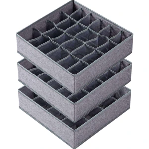 Bra Socks Underwear Drawer Organizer Clothes Socks Divider Fabric Foldable Wardrobe Cabinet Closet Storage Box Drawer Organizer
