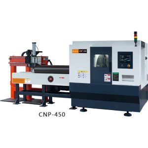 CNP HIGH SPEED PIPE CUTTING AND BEVELING MACHINE