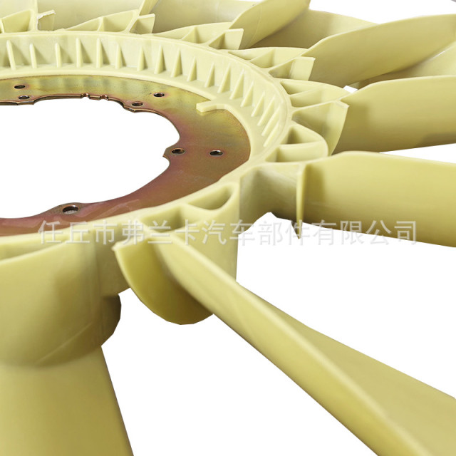 The original manufacturer supplies engine fan blades, Jiefang Y989 fan blades, automotive parts, and cooling fan blades