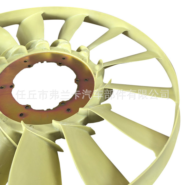 The original manufacturer supplies engine fan blades, Jiefang Y989 fan blades, automotive parts, and cooling fan blades