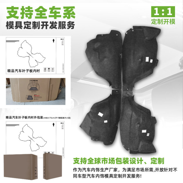 Wholesale of small quantities of Mingrui fender lining front wheels in stock: 1Z0809957B/1Z0809958B