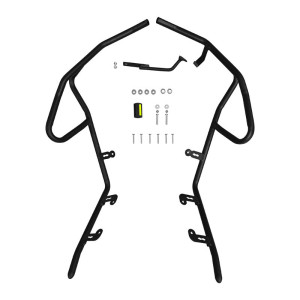 Bumper base, rear seat back panel, rear rack