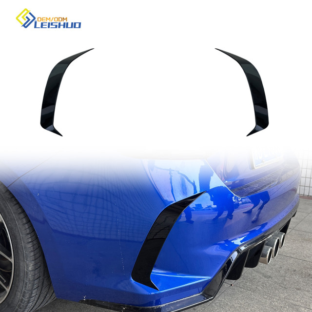 Leishuo 2024 new bright black water transfer front and rear bumper decorative stickers wind knife suitable for Honda 11th generation Civic