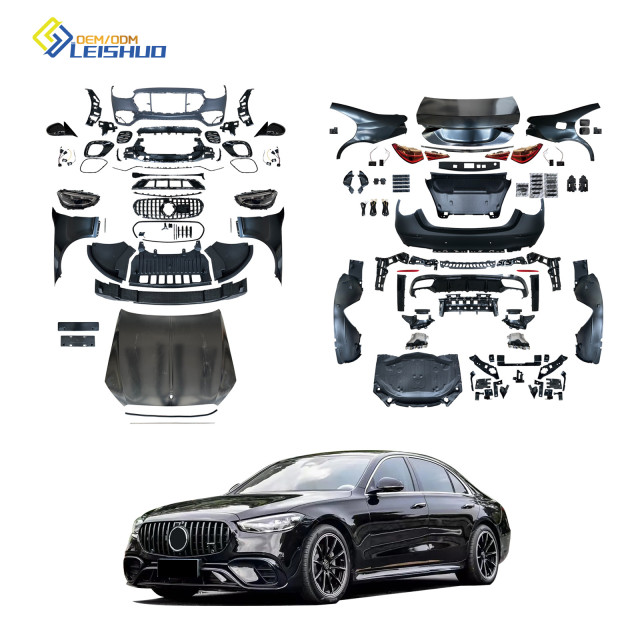 Leishuo spot headlight taillight grille large surround suitable for Mercedes-Benz S-Class W221 upgrade W223 S63 surround