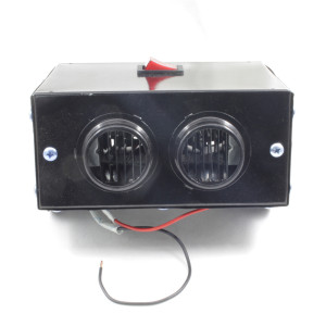 Car electrical appliances, double-hole electric heater, high-power electric heater, 12V five-second defroster, car heater