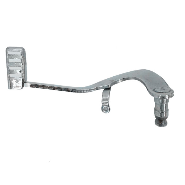 Chrome-plated brake lever and brake pedal