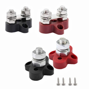 Dual battery terminal M6M8 car ship modified heavy-duty connecting rod 12V24V heavy-duty connector busbar