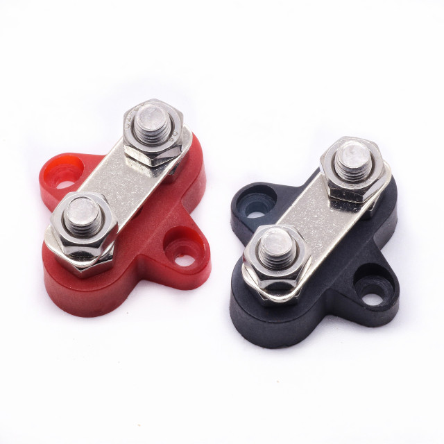 Dual battery terminal M6M8 car ship modified heavy-duty connecting rod 12V24V heavy-duty connector busbar