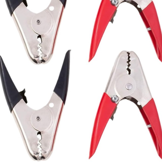 Factory direct sales 600A red and black alligator clip heavy duty clip electric welding ground battery live wire clip