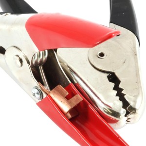 Factory direct sales 600A red and black alligator clip heavy duty clip electric welding ground battery live wire clip