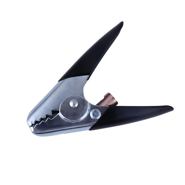 Factory direct sales 600A red and black alligator clip heavy duty clip electric welding ground battery live wire clip