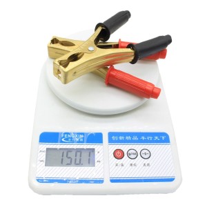 Cross-border factory dedicated car battery charging clamp pure copper battery clamp large thickened crocodile clip charging clamp