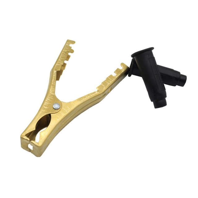 Cross-border factory dedicated car battery charging clamp pure copper battery clamp large thickened crocodile clip charging clamp