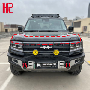 Wholesale suitable for equation Leopard 5 gravel block front bumper protection body off-road Leopard 5 hood gravel block car modification