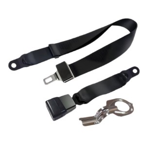 Anti misoperation two-point belt