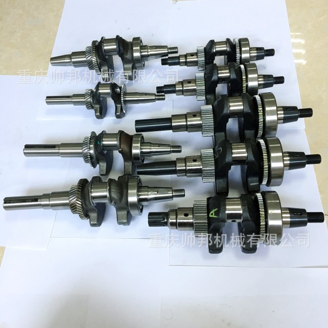 Factory direct supply 178F water pump crankshaft threaded shaft diesel engine crankshaft