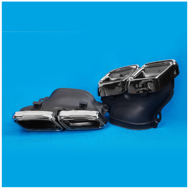 The stainless steel amg car tailpipe is suitable for the modification of the Mercedes-Benz dual-exhaust pipe tailpipe W164ML Wuyuntongtai
