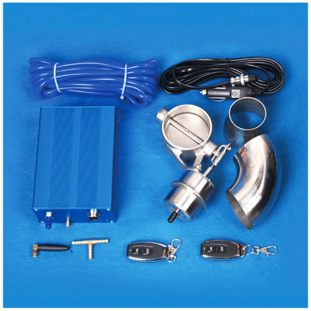 Customized exhaust pipes, pneumatic remote control valves, mufflers and tail sections for car and sports car modification by Wuyun Tongtai Factory