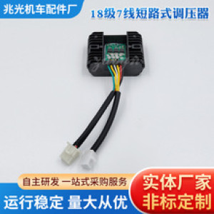18-level 7-wire short-circuit voltage regulator for auto and motorcycle accessories, motorcycle, tricycle, auto and motorcycle voltage regulator rectifier