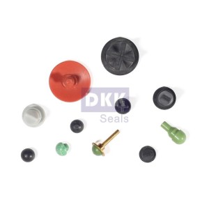 Electromagnetic pump sealing rubber head