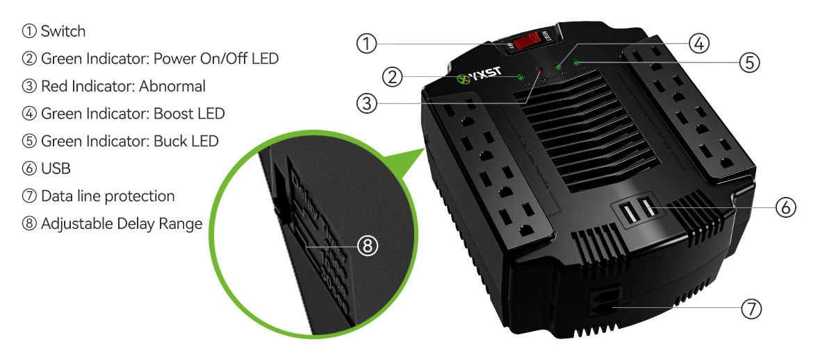 V2205 Computer Voltage Regulator 120VAC Instruction