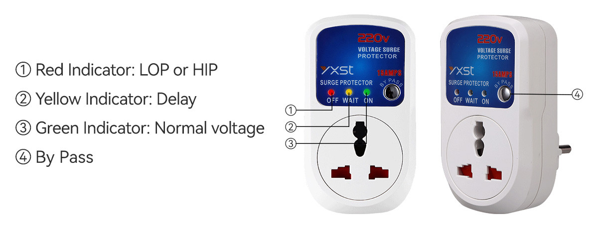 220V TV Guard Protector with EU Plug K01EU Instruction