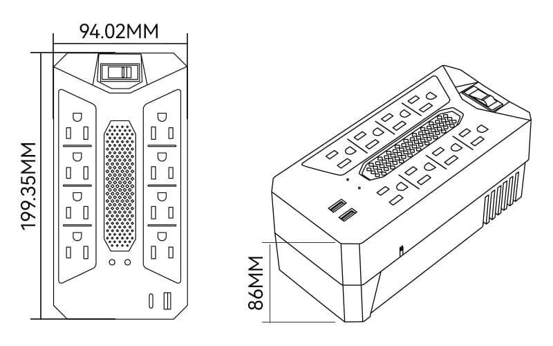 V2206 Automatic Voltage Regulator For PC