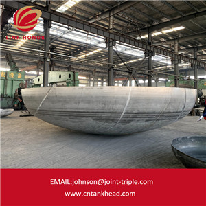 1-01-01 Stainless Steel Elliptical Head ASME pressure vessel end to Reaction Still 7500mm*26mm