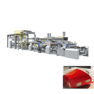 Fully automatic high speed double-sided hydraulic shaftless laminating machine