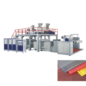 Ordinary two-layer bubble film machine (2 extruders)