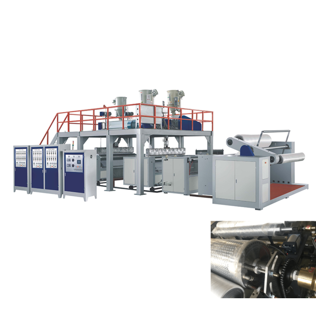 Ordinary three-layer bubble film machine (3 extruders)