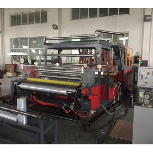 Three-layer winding film machine