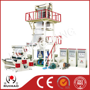 A B C Series three-layer Co-extrusion Rotary Die-head film blowing machine