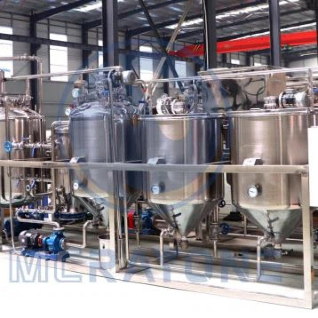 Stainless Steel First Grade Cooking Oil Fully Refining Plant