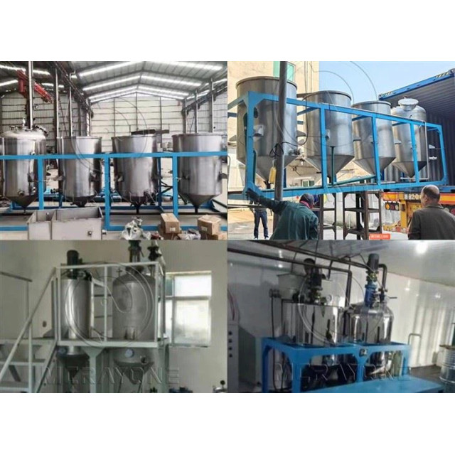 Sunflower seed oil refining machine