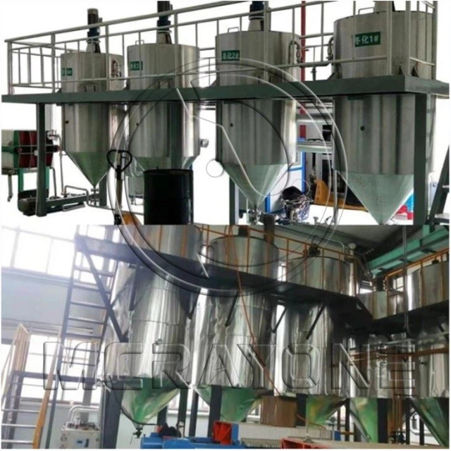 Sunflower seed oil refining machine
