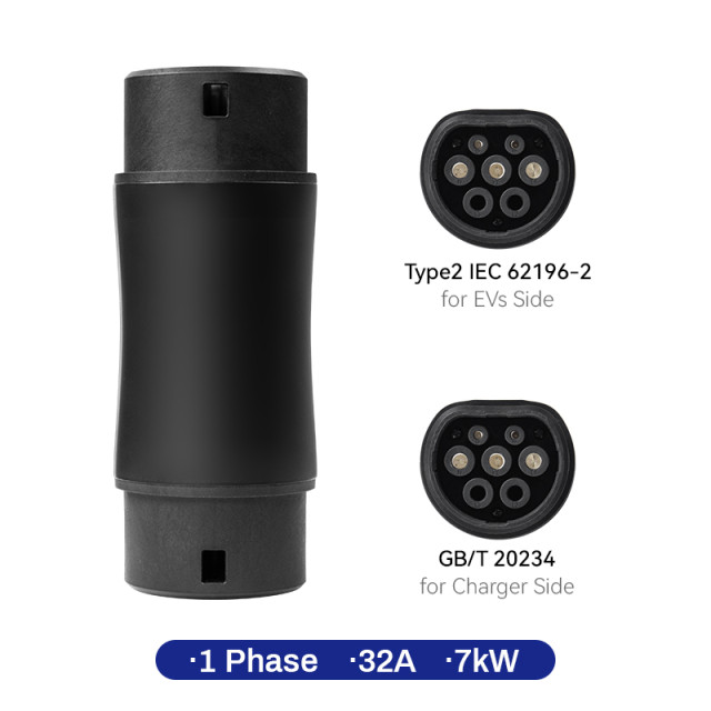 GB/T to Type2 AC Adapter