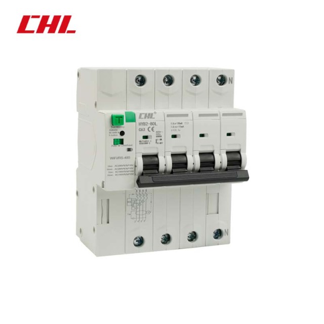 Wifi 2P/4P HYB2-80WL IoT smart circuit breaker