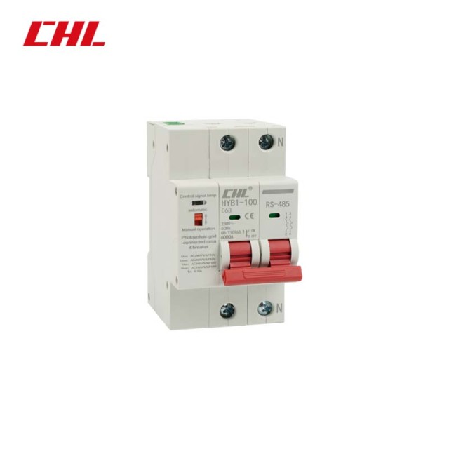 2P/4P 18Module HYB1-100 Photovoltaic Grid-connected Specialized Circuit Breaker (RS-485, Bluetooth)