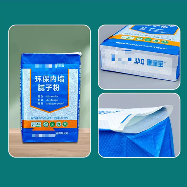 20KG cement putty powder Square valve bag