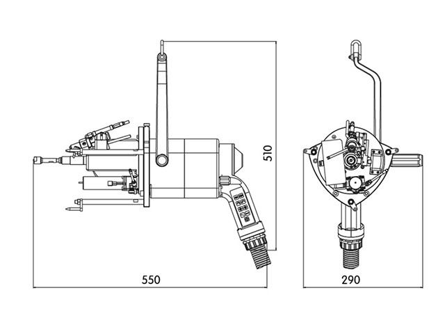 TP060、T8 Orbital Tube Sheet Welding Head