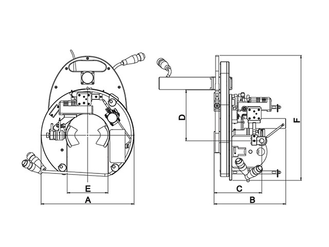 TOA Series Orbital Pipe Welding Head