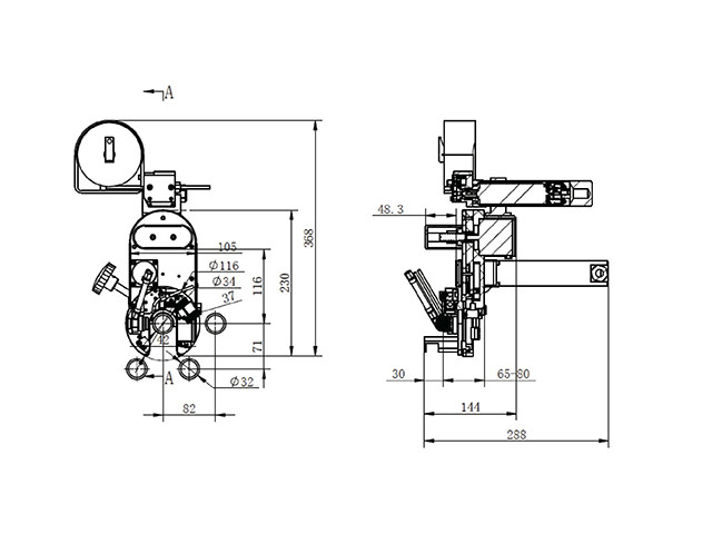 TOA40 Narrow Spacing Pipe Orbital Welding System