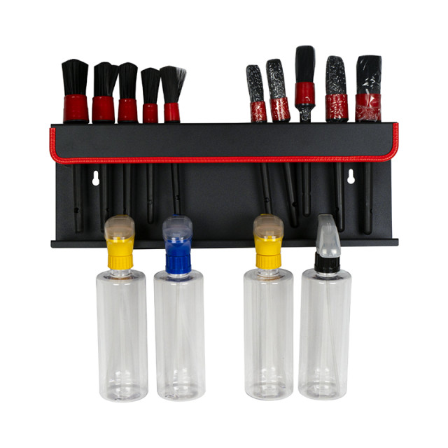 Spray Bottle Brush 2-in-1 Rack