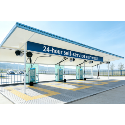 24 Hour Unattended Self Service Car Wash Machine Automatic Car Wash Station Self Service Machine Car Washer Visa Payment