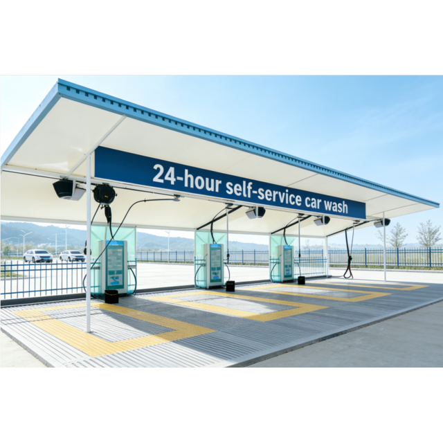 24 Hour Unattended Self Service Car Wash Machine Automatic Car Wash Station Self Service Machine Car Washer Visa Payment