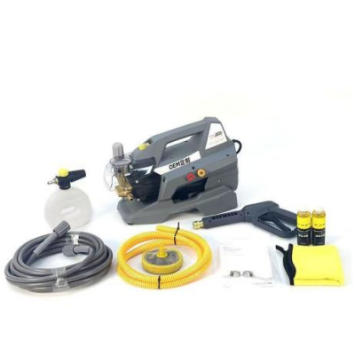 Heavy-Duty 2.2KW Electric Pressure Washer with Hose Reel & Rolling Cart, Professional Power Cleaner for Cars, Driveways & Industrial Cleaning