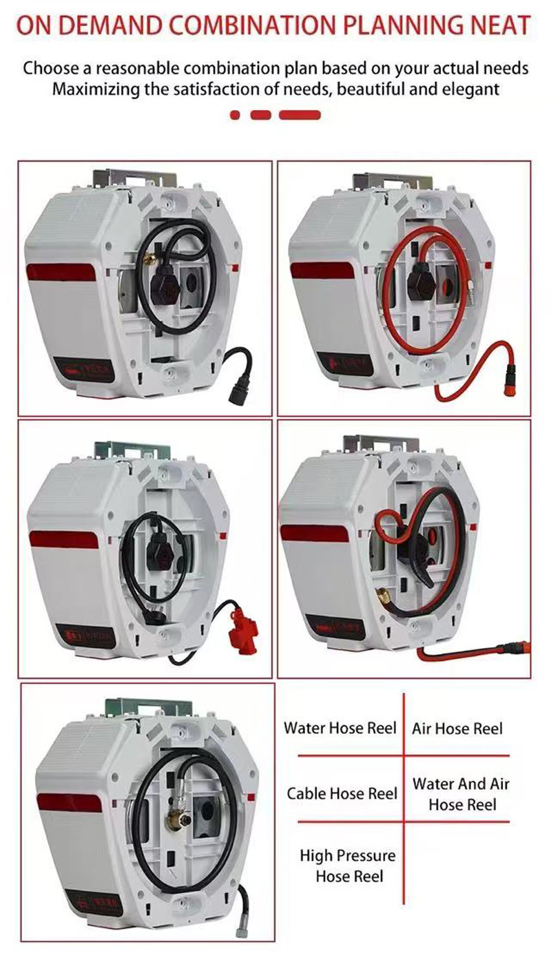 retractable high pressure water hos